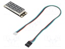 Module: display; LED display; Gravity; 5VDC; I2C; 67x22mm