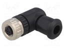 Plug; M12; PIN: 5; female; A code-DeviceNet / CANopen; for cable