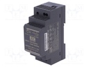 Power supply: switched-mode; 36W; 24VDC; 21.6÷29VDC; 1.5A; 120g