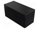 Enclosure: multipurpose; X: 75mm; Y: 160mm; Z: 75mm; polyester; black