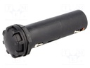 Holder; Leads: soldering lugs; Size: C,R14; Batt.no: 2; UL94V-0