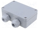 Enclosure: junction box; X: 64mm; Y: 98mm; Z: 34mm; polyamide; IP65