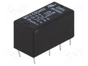 Relay: electromagnetic; DPDT; Ucoil: 12VDC; max.250VAC; max.220VDC