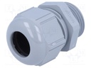 Cable gland; M20; IP68; Mat: polyamide; grey; UL94V-2