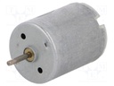 Motor: DC; Usup: 12VDC; 6900rpm; -40÷60°C; Body dim: Ø24.2x30.5mm