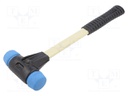 Hammer; 300mm; W: 90mm; 450g; 30mm; elastomer; fiberglass; SIMPLEX