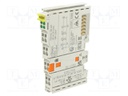 Digital input; 24VDC; for DIN rail mounting; IP20; IN: 4; 750/753