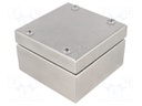 Enclosure: multipurpose; X: 100mm; Y: 100mm; Z: 61mm; natural; IP66