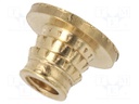 Threaded insert; brass; M3; BN: 37896; L: 4.1mm; MULTISERT®