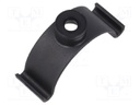 Clip base; polyamide; black; Ømount.hole: 4.8mm; W: 12.7mm; L: 48mm