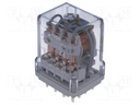 Relay: electromagnetic; 4PDT; Ucoil: 24VAC; 10A/250VAC; 10A/24VDC