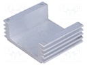 Heatsink: extruded; L: 35mm; W: 40mm; H: 15mm; 60cm2; Int.width: 28mm