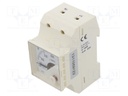 Meter; for DIN rail mounting; analogue; 0÷300V; True RMS; 40÷72Hz