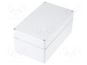 Enclosure: multipurpose; X: 120mm; Y: 200mm; Z: 90mm; EURONORD; ABS