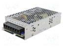 Power supply: industrial; single-channel,universal; 100W; 15VDC