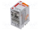 Relay: electromagnetic; 4PDT; Ucoil: 24VAC; 6A/250VAC; 6A/24VDC