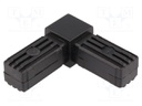 Mounting coupler; for profiles; Mat: polyamide; -30÷100°C; I: 56mm