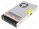 Power supply: switched-mode; voltage source; 350W; 24VDC; 14.6A