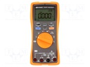 Digital multimeter; LCD 4,5 digit (10000); True RMS AC; IP67