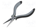 Pliers; straight,half-rounded nose; ESD; Blade length: 40mm