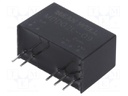 Converter: DC/DC; 2W; Uin: 4.5÷5.5V; Uout: 9VDC; Uout2: -9VDC; SIP7