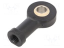 Ball joint; Øhole: 10mm; Thread: M10; Mat: igumid G; Pitch: 1,5