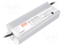 Power supply: switched-mode; LED; 320W; 57÷114VDC; 1400÷2800mA