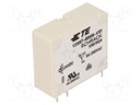 Relay: electromagnetic; SPDT; Ucoil: 24VDC; 5A/250VAC; 5A/24VDC; 5A