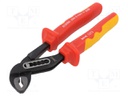 Pliers; insulated,adjustable; 175mm; Conform to: IEC 60900,VDE