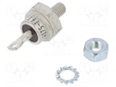 Diode: stud rectifying; 1.6kV; 1.17V; 110A; cathode stud; DO203AB