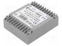 Transformer: mains; 11VA; 115VAC; 9V; 9V; Mounting: PCB; IP00