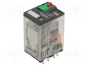 Relay: electromagnetic; 3PDT; socket; Series: RXM3; RXZE2S111M