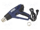 Electric hot shrink gun; 2.2kW; 250l/min,500l/min; Plug: EU; case