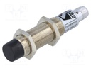 Sensor: inductive; Output conf: NPN / NO; 0÷8mm; 10÷30VDC; M18