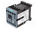 Contactor: 4-pole; NO x4; 24VAC; 9A; DIN,on panel; 3RT23; -25÷60°C