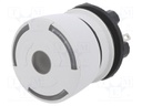 Switch: emergency stop; Stabl.pos: 2; NC x2; 22mm; light grey