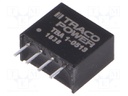 Converter: DC/DC; 1W; Uin: 4.5÷5.5V; Uout: 15VDC; Iout: 65mA; SIP4