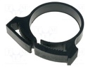 Fixing clamp; ØBundle : 25.8÷29.2mm; W: 25mm; polyamide; black