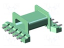 Coilformer: with pins; vertical; Mat: plastic; No.of term: 10