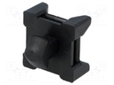 Multi-purpose holder; for profiles; Width of the groove: 8mm