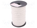 Insulating tube; Mat: silicone; transparent; -50÷200°C; L: 250m