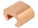 Copper; 95mm2; 3/0AWG; Connector: C shape crimp