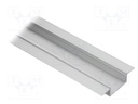 Profiles for LED modules; recessed; natural; L: 2m; aluminium