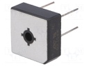 Single-phase bridge rectifier; Urmax: 400V; If: 35A; Ifsm: 400A