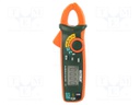AC digital clamp meter; Øcable: 18mm; LCD (6000),with a backlit