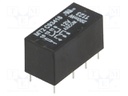 Relay: electromagnetic; DPDT; Ucoil: 12VDC; max.250VAC; max.220VDC