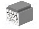 Transformer: encapsulated; 0.5VA; 230VAC; 9V; 9V; 27.7mA; 27.7mA