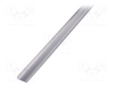 Bracket; natural; 2m; aluminium; Application: LINEA20