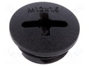 Stopper; M12; IP68; Mat: polyamide; black; Man.series: SKINDICHT®