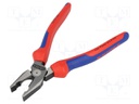 Pliers; universal; 180mm; for bending, gripping and cutting